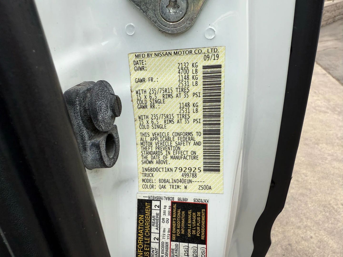 2019 Nissan Frontier S photo 25