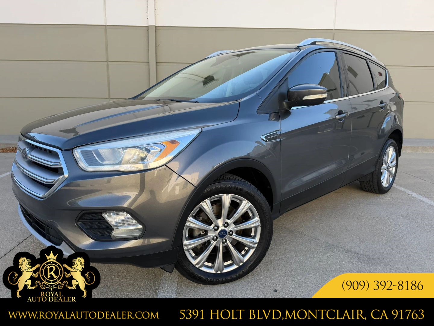 Gray (Magnetic) 2017 Ford Escape SUV / Crossover Front-Wheel Drive Automatic