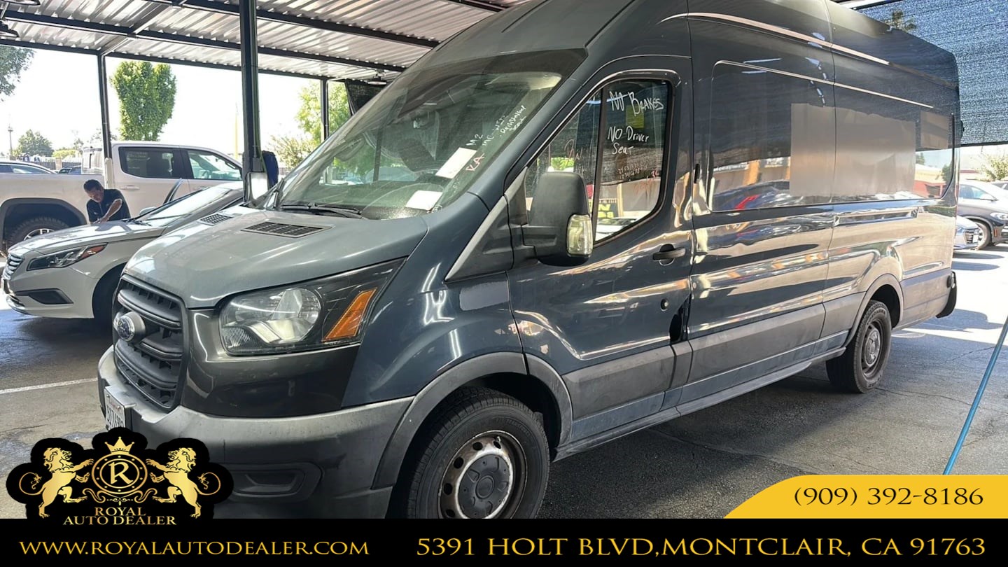 Agate Black 2020 Ford Transit Cargo Van Rear-Wheel Drive Automatic