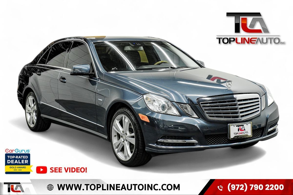 2012 Mercedes-Benz E 350 4MATIC Luxury Sedan