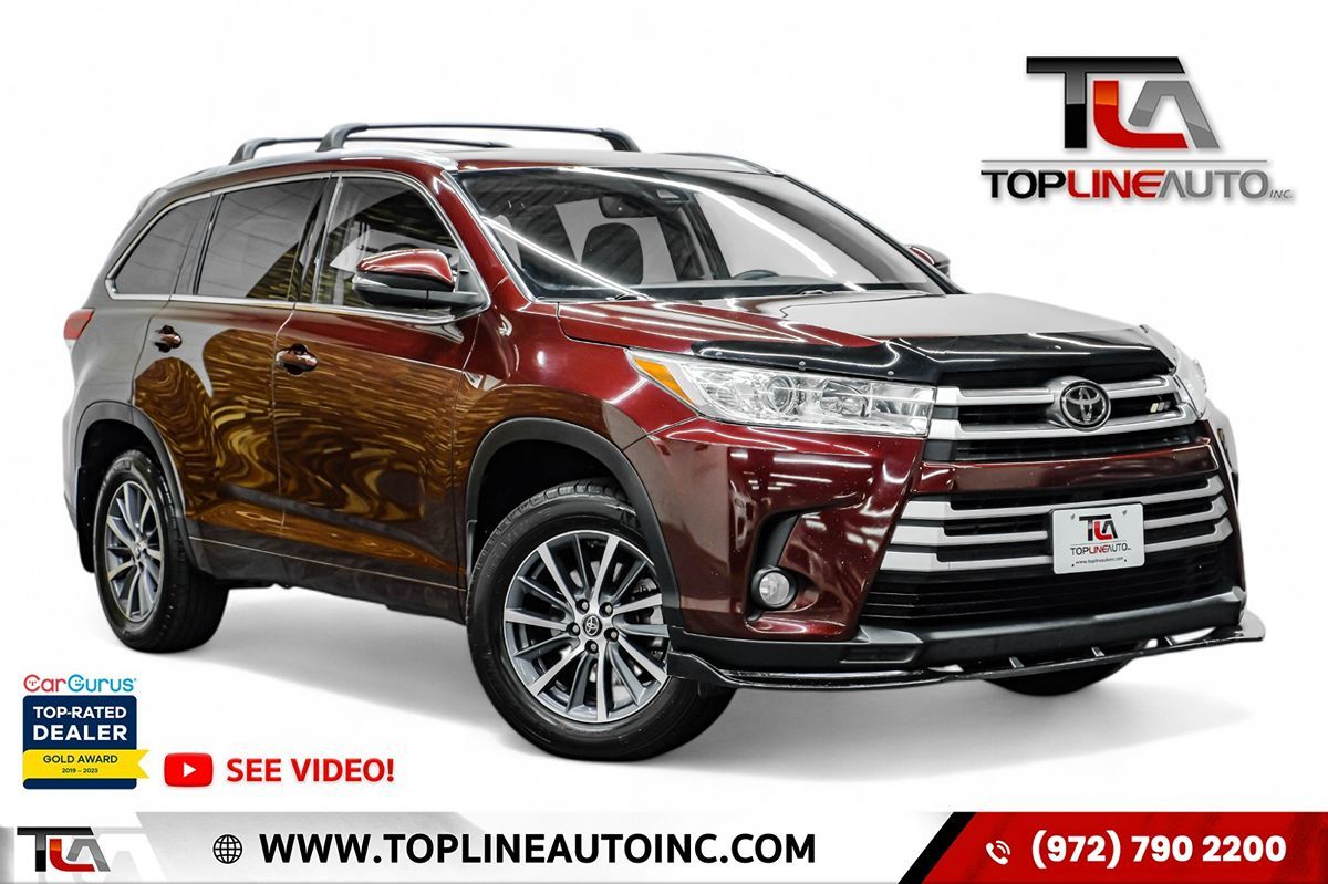 Sold 2017 Toyota Highlander XLE in Dallas