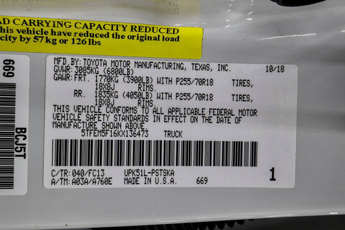 Sold 2019 Toyota Tundra 2WD SR5 in Dallas