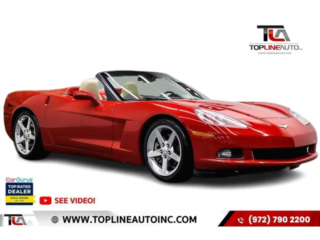 Red 2005 Chevrolet Corvette Convertible Rear-Wheel Drive Automatic
