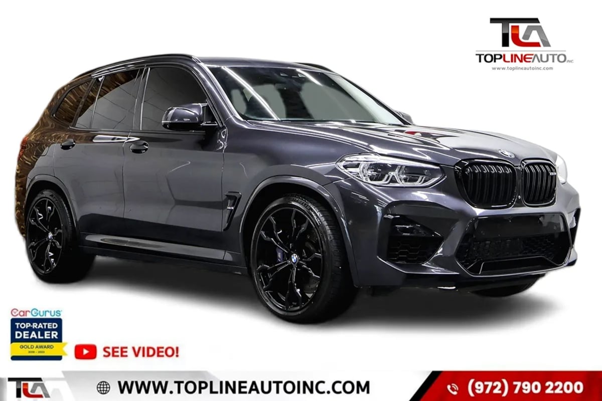 Gray (Dark Graphite Metallic) 2020 BMW X3 M   Automatic