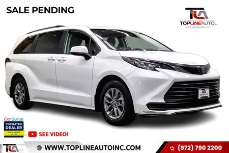 Sold 2022 Toyota Sienna LE
