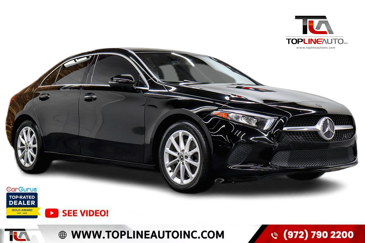 Night Black 2019 Mercedes-Benz A-Class Sedan Front-Wheel Drive Automatic