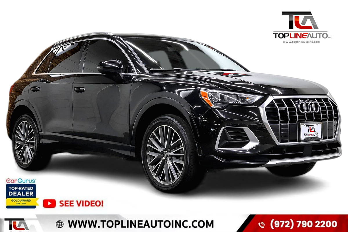 Mythos Black Metallic 2022 Audi Q3 SUV / Crossover All-Wheel Drive Automatic