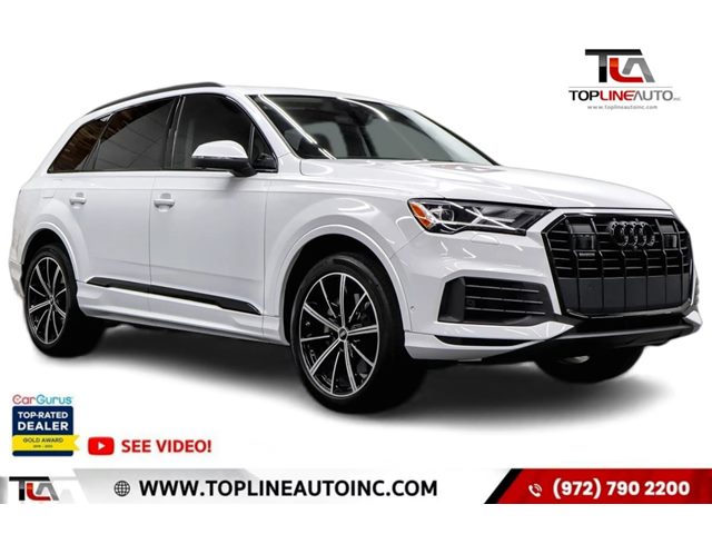 Glacier White Metallic 2023 Audi Q7 SUV / Crossover All-Wheel Drive Automatic