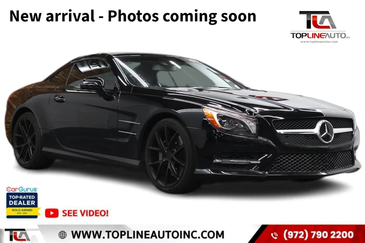 Black 2013 Mercedes-Benz SL-Class Convertible Rear-Wheel Drive Automatic