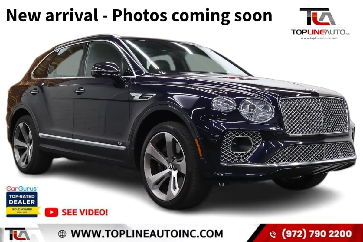 Blue 2021 Bentley Bentayga SUV / Crossover All-Wheel Drive Automatic