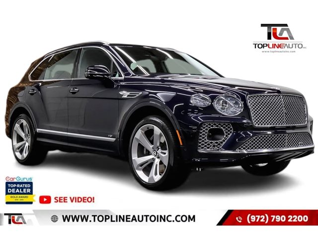 Blue 2021 Bentley Bentayga SUV / Crossover All-Wheel Drive Automatic