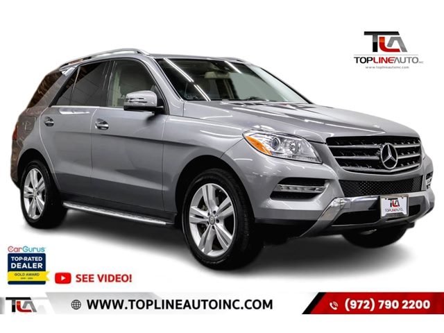 Palladium Silver Metallic 2015 Mercedes-Benz M-Class SUV / Crossover Rear-Wheel Drive Automatic