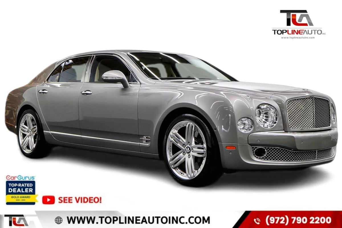 Venusian Gray Metallic 2014 Bentley Mulsanne Sedan Rear-Wheel Drive Automatic
