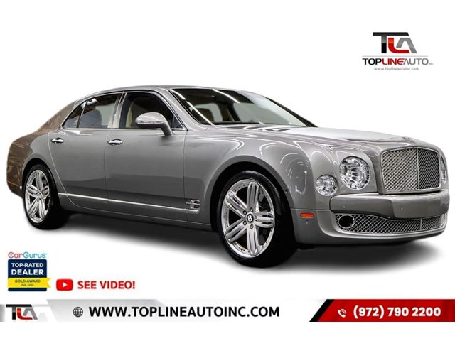 Venusian Gray Metallic 2014 Bentley Mulsanne Sedan Rear-Wheel Drive Automatic