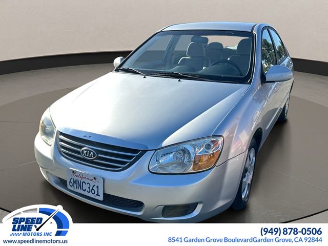 Silver 2008 Kia Spectra EX Sedan Front-Wheel Drive Automatic