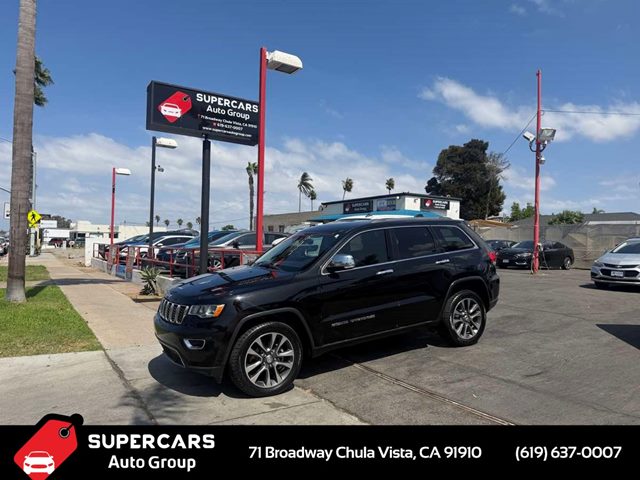 Diamond Black Crystal Pearlcoat 2018 Jeep Grand Cherokee SUV / Crossover 4X2 Automatic
