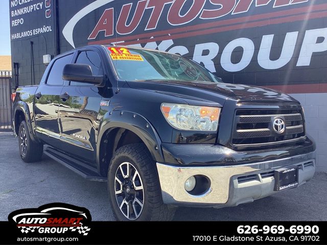 Black 2012 Toyota Tundra Tundra Grade CrewMax 5.7L 4WD Pickup Truck Four-Wheel Drive Automatic