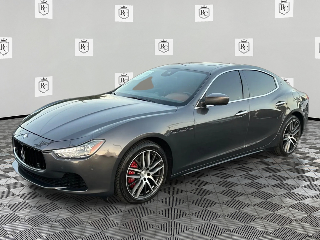Gray 2017 Maserati Ghibli Sedan Rear-Wheel Drive Automatic