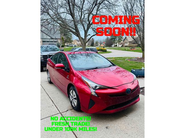 Hypersonic Red 2016 Toyota Prius Three FWD Hatchback Front-Wheel Drive Automatic