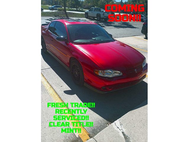 Victory Red 2004 Chevrolet Monte Carlo SS Supercharged FWD Coupe Front-Wheel Drive Automatic