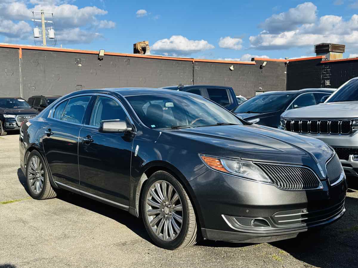 Gray (Magnetic) 2015 Lincoln MKS Sedan All-Wheel Drive Automatic