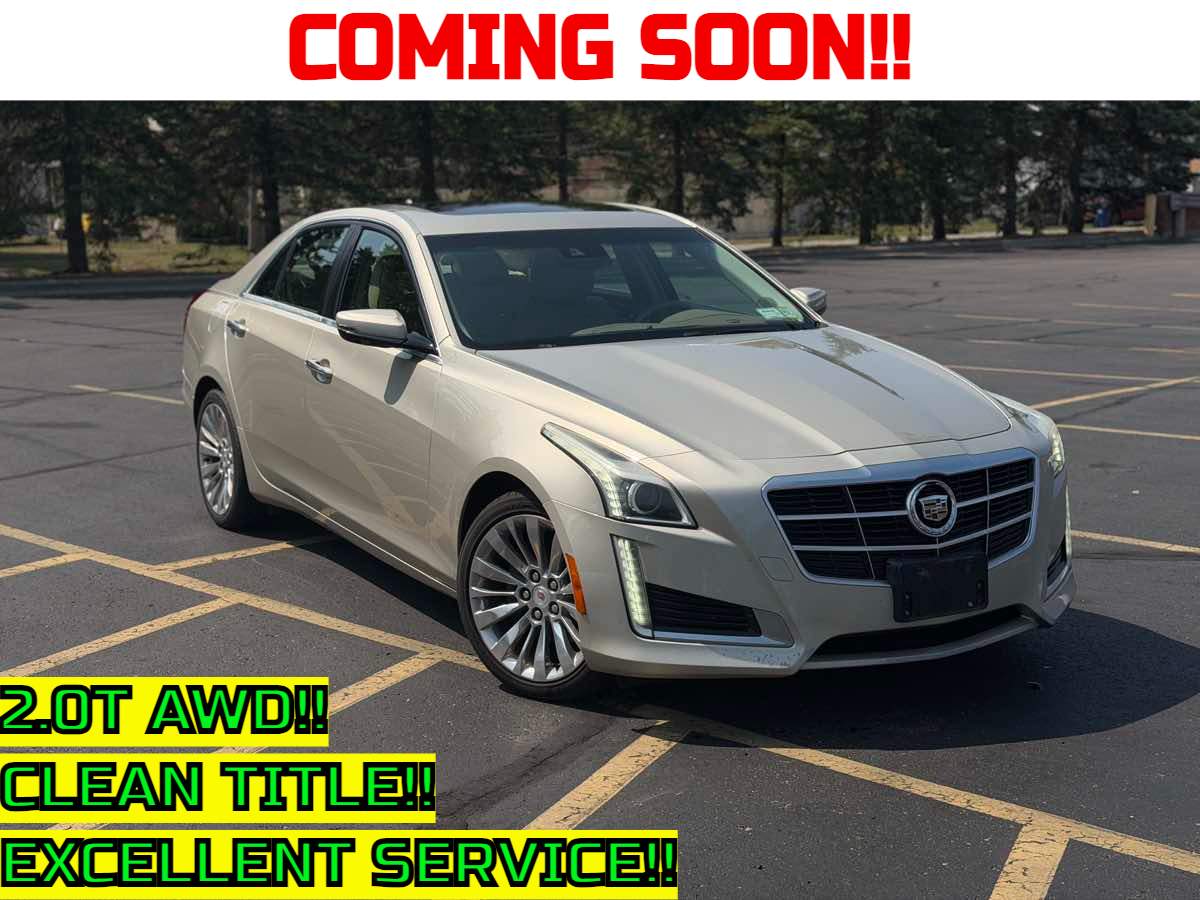 Silver Coast Metallic 2014 Cadillac CTS Sedan All-Wheel Drive Automatic