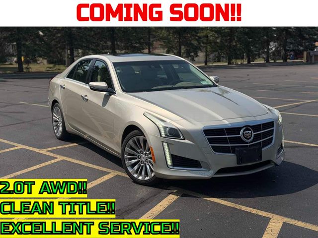 Silver Coast Metallic 2014 Cadillac CTS Sedan All-Wheel Drive Automatic
