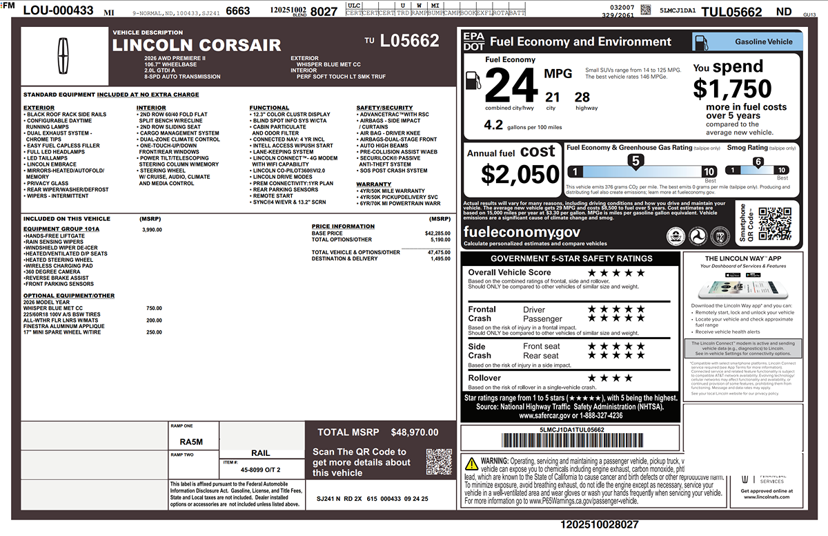 Photo 3 of this Lincoln Corsair
