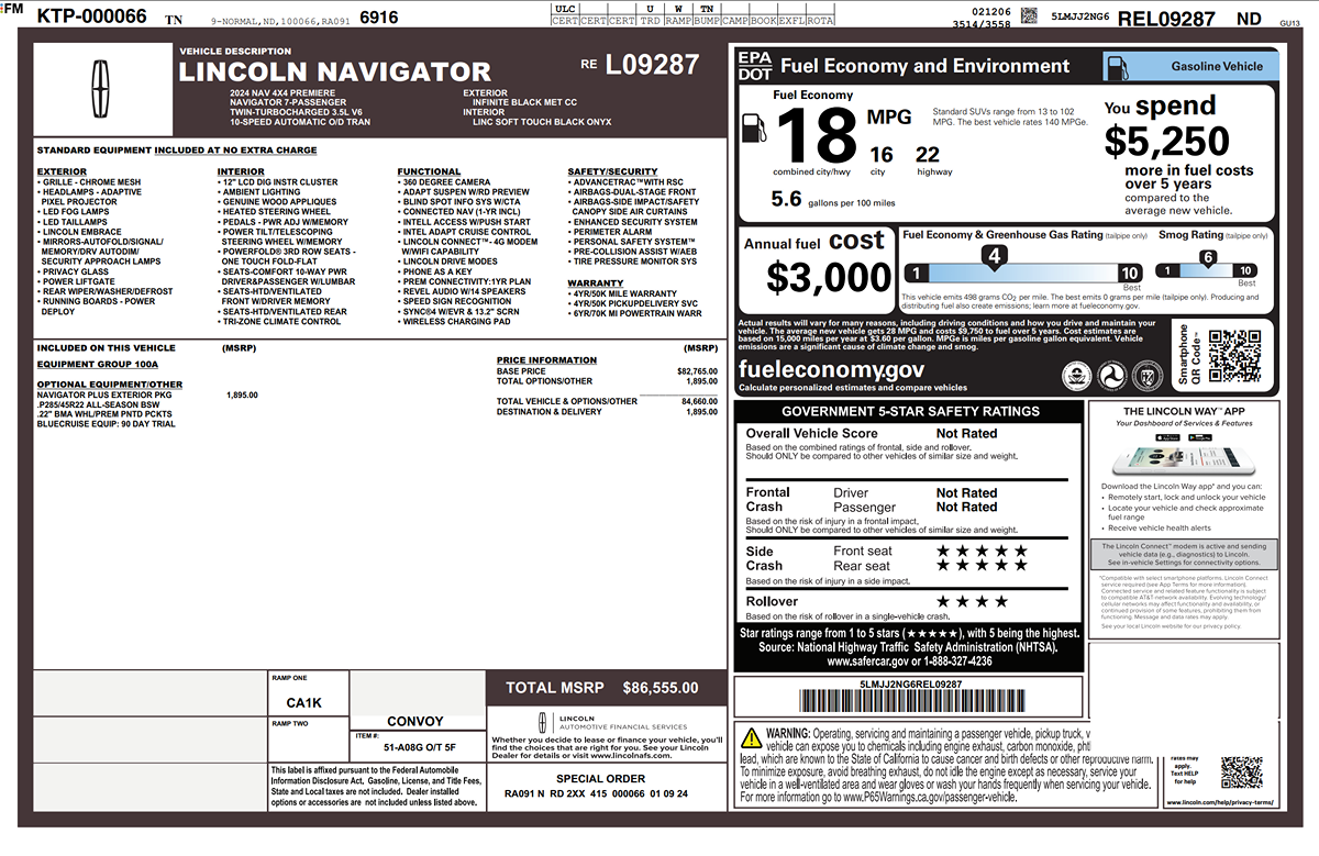 Photo 3 of this Lincoln Navigator