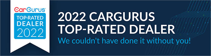 2022 CarGurus Top-Rated Dealer banner