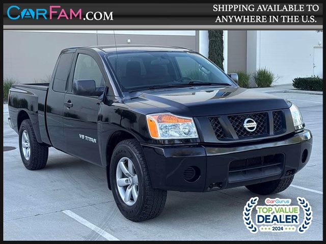 Galaxy Black 2012 Nissan Titan Pickup Truck 4X2 Automatic