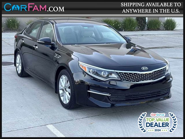 Ebony Black 2016 Kia Optima EX Sedan Front-Wheel Drive Automatic