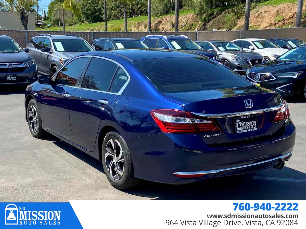Sold 2016 Honda Accord Sedan LX in Vista