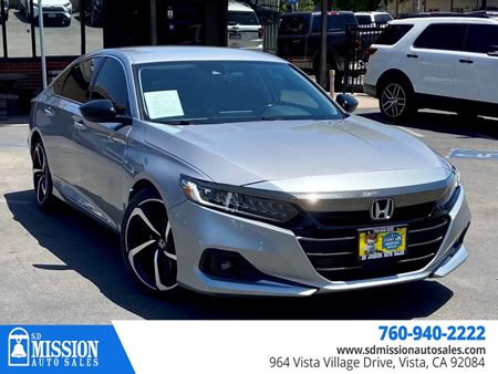 2022 Honda Accord Sedan Sport SE