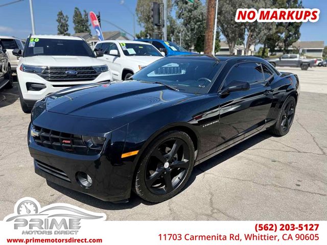 Black 2013 Chevrolet Camaro Coupe Rear-Wheel Drive Automatic