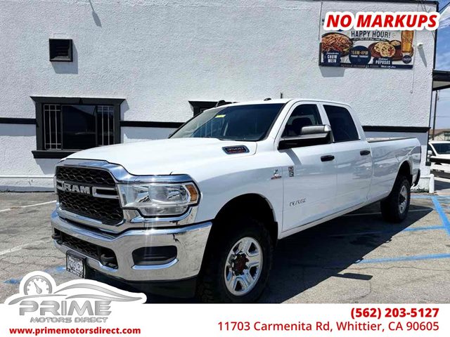 Bright White Clearcoat 2019 RAM 3500 Pickup Truck Four-Wheel Drive Automatic