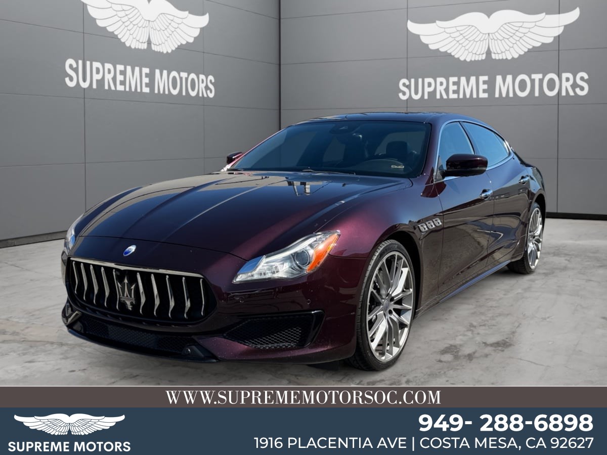 2017 Maserati Quattroporte S Q4 GranSport AWD