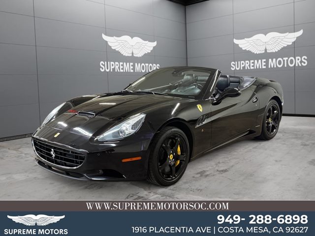 Nero 2010 Ferrari California Convertible Rear-Wheel Drive Automatic