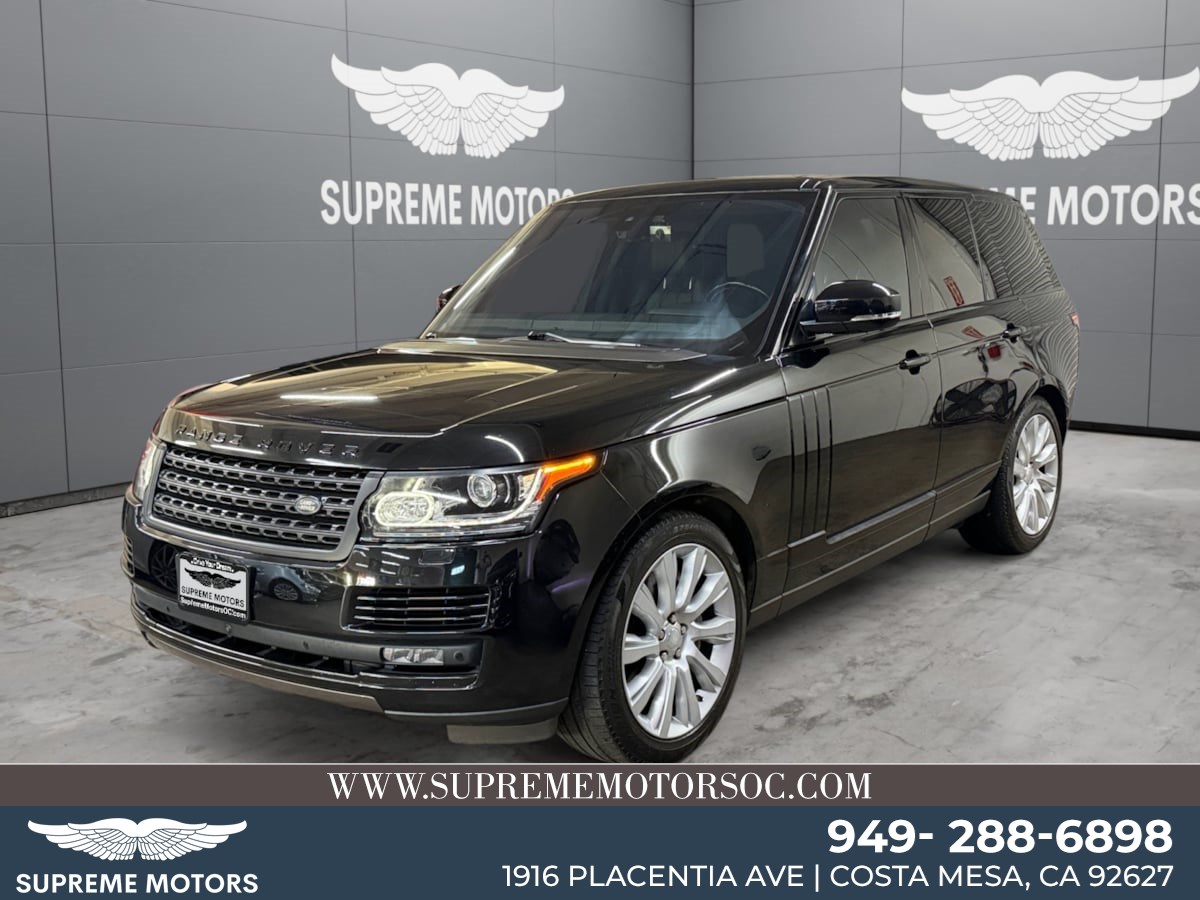 2016 Land Rover Range Rover Supercharged