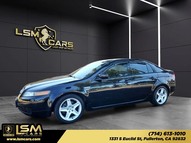 Black 2004 Acura TL Sedan Front-Wheel Drive Automatic
