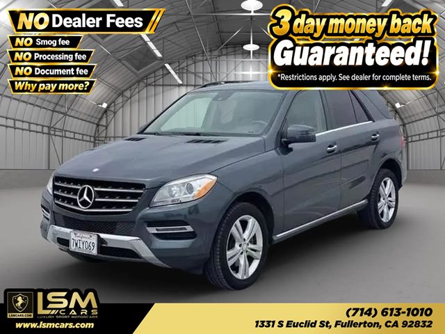 Steel Gray Metallic 2014 Mercedes-Benz M-Class SUV / Crossover Rear-Wheel Drive Automatic