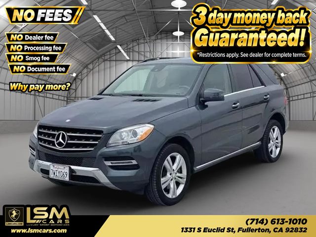 Steel Gray Metallic 2014 Mercedes-Benz M-Class SUV / Crossover Rear-Wheel Drive Automatic