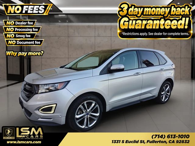 Ingot Silver Metallic 2017 Ford Edge SUV / Crossover All-Wheel Drive Automatic