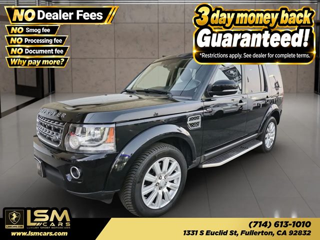 Black 2016 Land Rover LR4 SUV / Crossover All-Wheel Drive Automatic