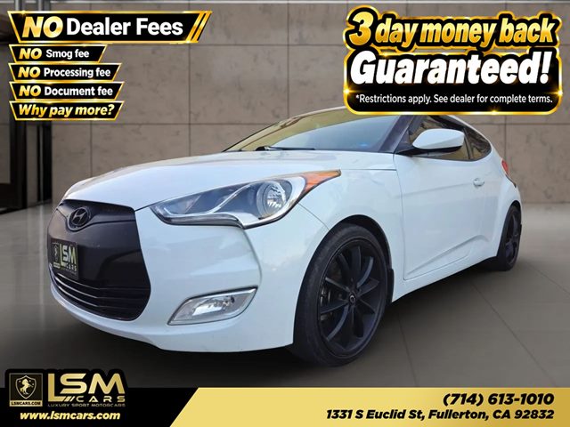 Century White 2013 Hyundai Veloster Coupe Front-Wheel Drive Manual