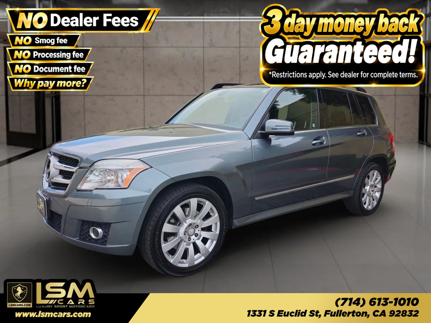 Gray 2012 Mercedes-Benz GLK SUV / Crossover All-Wheel Drive Automatic