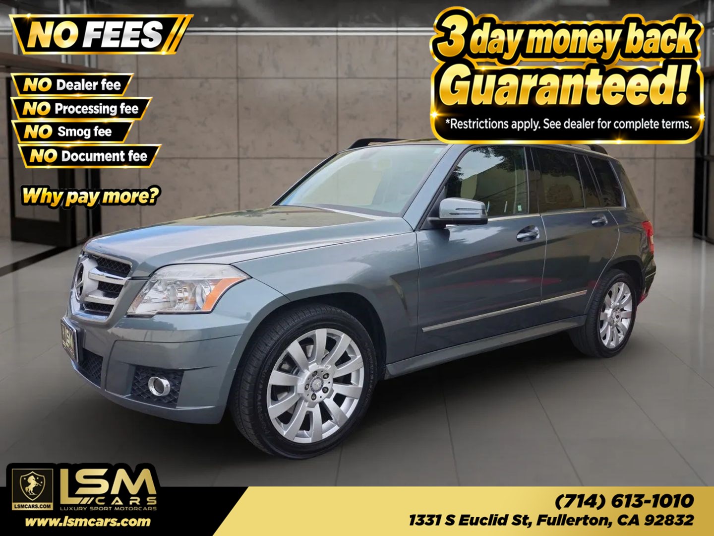 Gray 2012 Mercedes-Benz GLK SUV / Crossover All-Wheel Drive Automatic