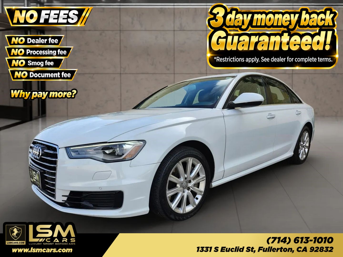  2016 Audi A6 Sedan All-Wheel Drive 8-Speed Automatic