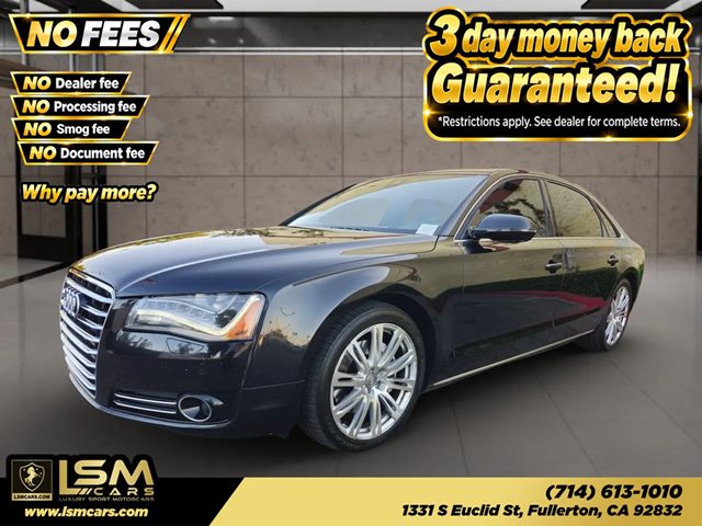 2013 Audi A8 Sedan All-Wheel Drive Automatic