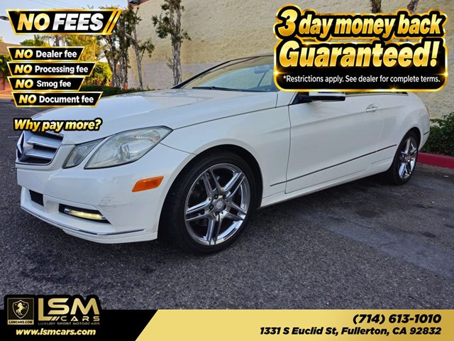 2013 Mercedes-Benz E-Class Coupe Rear-Wheel Drive 7-Speed Automatic